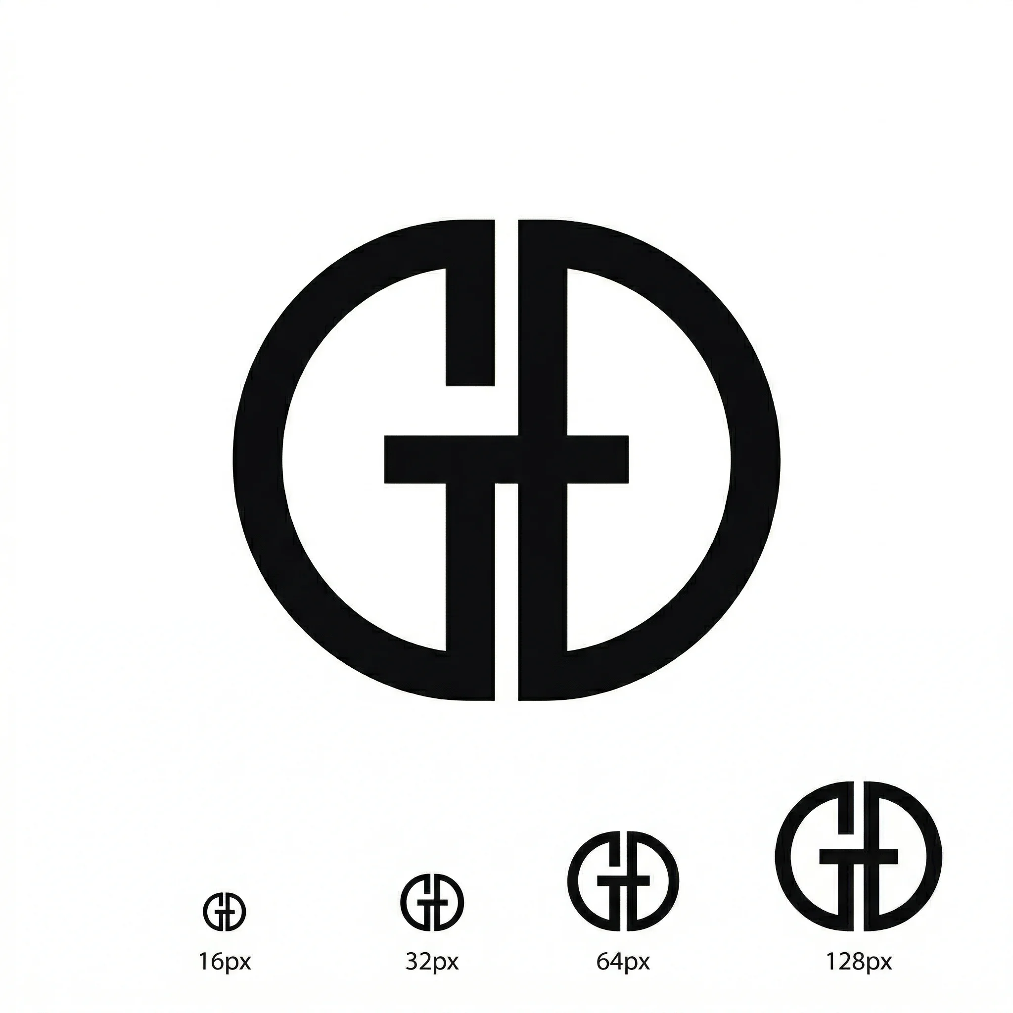 Logo GD Entrelacé